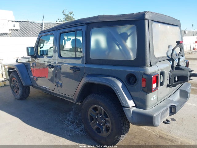 Продажа на аукционе авто 2020 Jeep Wrangler Unlimited Sport 4x4, vin: 1C4HJXDG9LW182105, номер лота: 46194543