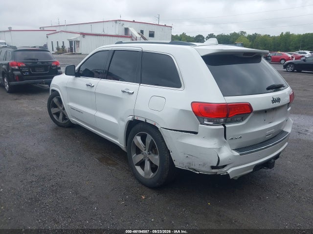 Продаж на аукціоні авто 2014 Jeep Grand Cherokee Overland, vin: 1C4RJFCG7EC386812, номер лоту: 46194587