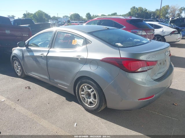 Продажа на аукционе авто 2016 Hyundai Elantra Se, vin: KMHDH4AE9GU532552, номер лота: 46194669