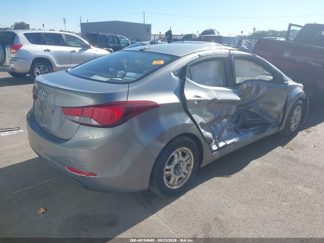 Продажа на аукционе авто 2016 Hyundai Elantra Se, vin: KMHDH4AE9GU532552, номер лота: 46194669