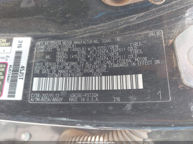 Aukcja sprzedaży 2011 Toyota Tundra Grade 5.7l V8, vin: 5TFDW5F16BX163887, numer aukcji: 46194857