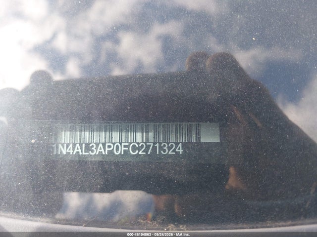 Продажа на аукционе авто 2015 Nissan Altima 2.5 Sv, vin: 1N4AL3AP0FC271324, номер лота: 46194863