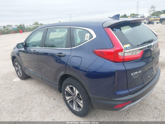 2018 Honda Cr-v Lx მანქანა იყიდება აუქციონზე, vin: 5J6RW6H37JL003401, აუქციონის ნომერი: 46194925