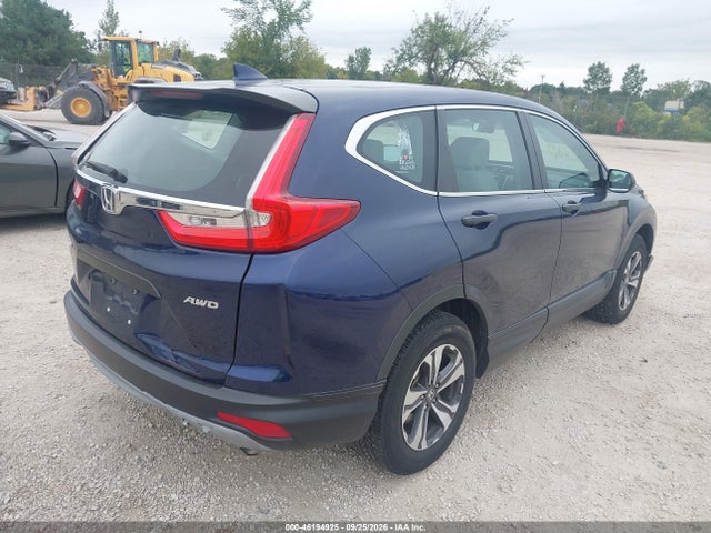 2018 Honda Cr-v Lx მანქანა იყიდება აუქციონზე, vin: 5J6RW6H37JL003401, აუქციონის ნომერი: 46194925