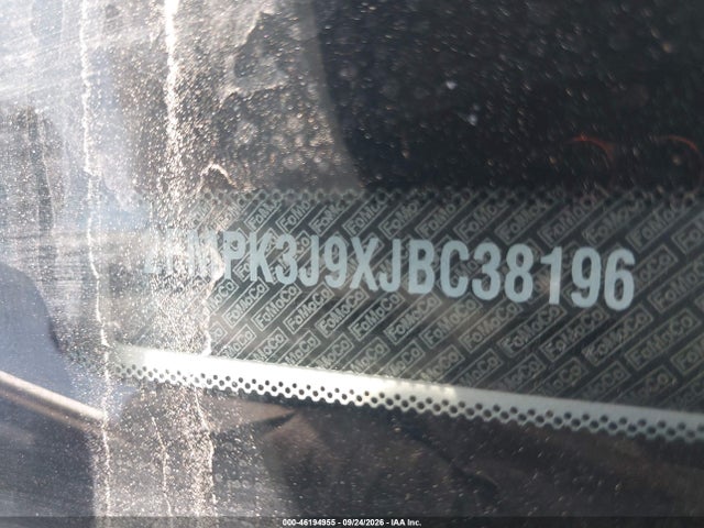 46194955 :رقم المزاد ، 2FMPK3J9XJBC38196 vin ، 2018 Ford Edge Sel مزاد بيع