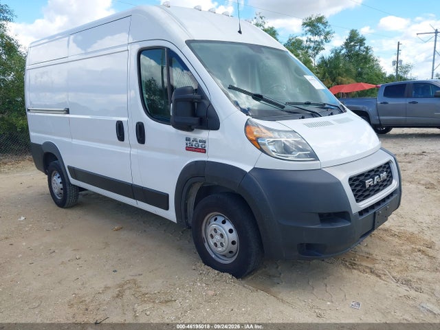 46195018 :رقم المزاد ، 3C6TRVBG1KE549959 vin ، 2019 Ram Promaster 1500 High Roof 136 Wb مزاد بيع
