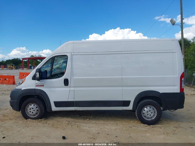 46195018 :رقم المزاد ، 3C6TRVBG1KE549959 vin ، 2019 Ram Promaster 1500 High Roof 136 Wb مزاد بيع