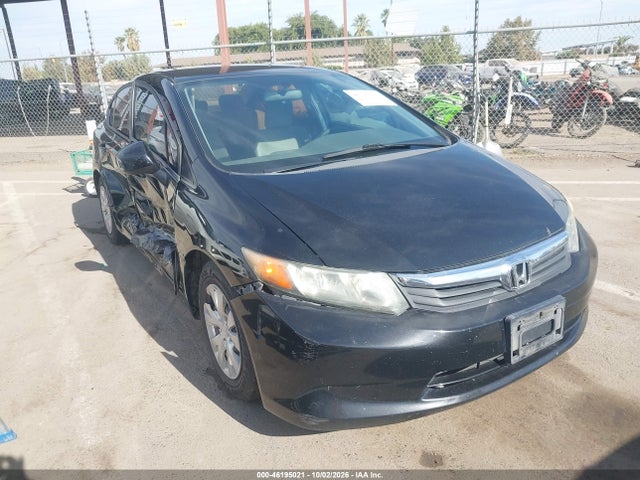 Aukcja sprzedaży 2012 Honda Civic Sdn Lx, vin: 19XFB2F55CE356409, numer aukcji: 46195021