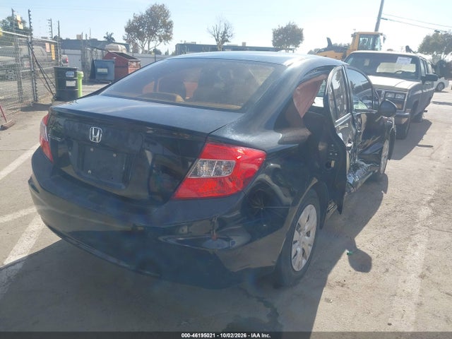 Продаж на аукціоні авто 2012 Honda Civic Sdn Lx, vin: 19XFB2F55CE356409, номер лоту: 46195021