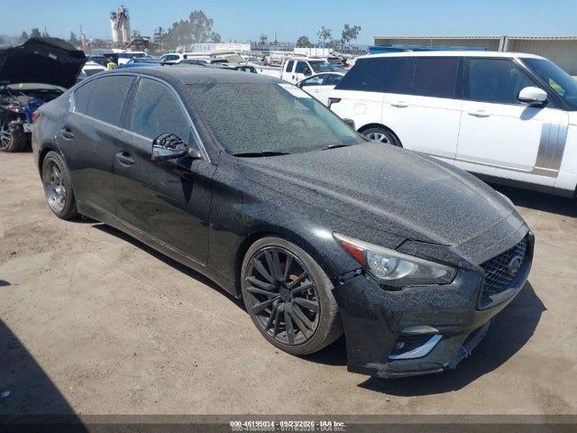 46195034 :رقم المزاد ، JN1EV7AP7JM361170 vin ، 2018 Infiniti Q50 3.0t Luxe مزاد بيع