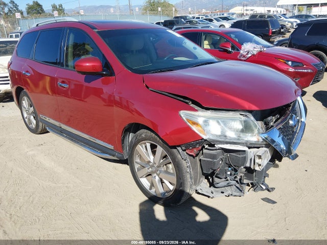 2016 Nissan Pathfinder Platinum მანქანა იყიდება აუქციონზე, vin: 5N1AR2MN6GC670622, აუქციონის ნომერი: 46195085