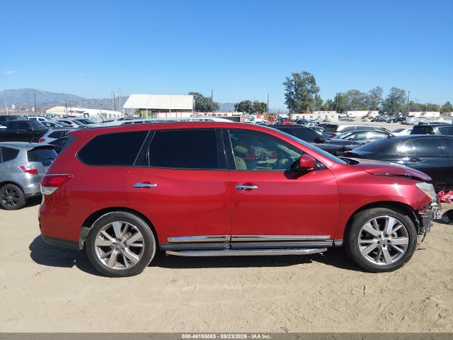 2016 Nissan Pathfinder Platinum მანქანა იყიდება აუქციონზე, vin: 5N1AR2MN6GC670622, აუქციონის ნომერი: 46195085