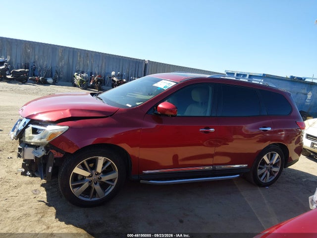 2016 Nissan Pathfinder Platinum მანქანა იყიდება აუქციონზე, vin: 5N1AR2MN6GC670622, აუქციონის ნომერი: 46195085