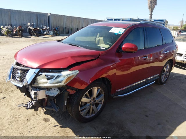 2016 Nissan Pathfinder Platinum მანქანა იყიდება აუქციონზე, vin: 5N1AR2MN6GC670622, აუქციონის ნომერი: 46195085