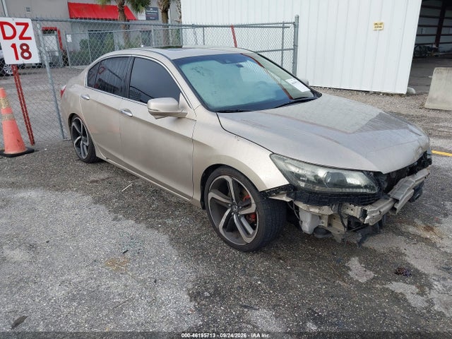 Продажа на аукционе авто 2013 Honda Accord Sdn Ex-l/ex-l V-6, vin: 1HGCR3F88DA021536, номер лота: 46195713