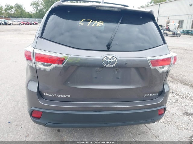 Toyota Highlander Xle V6 2014 5TDJKRFH4ES041512 Image 16
