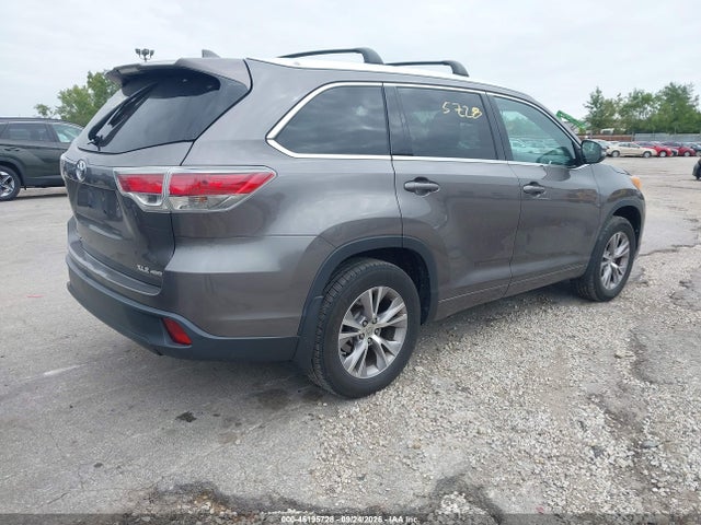 Toyota Highlander Xle V6 2014 5TDJKRFH4ES041512 Image 4