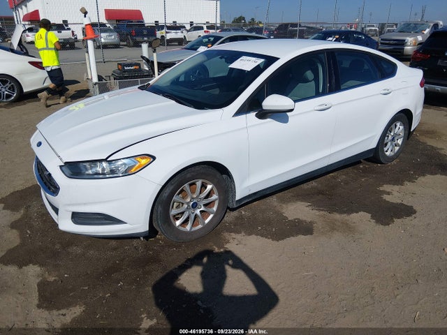 46195736 :رقم المزاد ، 3FA6P0G79FR256046 vin ، 2015 Ford Fusion S مزاد بيع