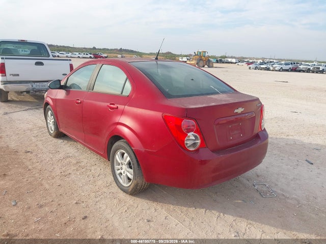 Продаж на аукціоні авто 2012 Chevrolet Sonic Ls, vin: 1G1JA5SH4C4202315, номер лоту: 46195775