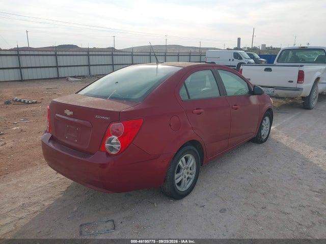Продаж на аукціоні авто 2012 Chevrolet Sonic Ls, vin: 1G1JA5SH4C4202315, номер лоту: 46195775