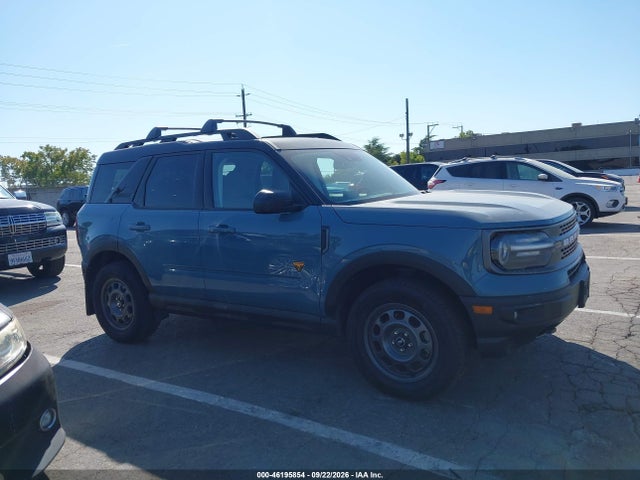 46195854 :رقم المزاد ، 3FMCR9D98NRD22534 vin ، 2022 Ford Bronco Sport Badlands مزاد بيع