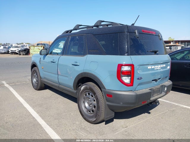 46195854 :رقم المزاد ، 3FMCR9D98NRD22534 vin ، 2022 Ford Bronco Sport Badlands مزاد بيع