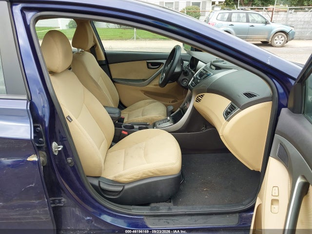 Продаж на аукціоні авто 2013 Hyundai Elantra Gls Pzev, vin: 5NPDH4AE0DH257924, номер лоту: 46196169