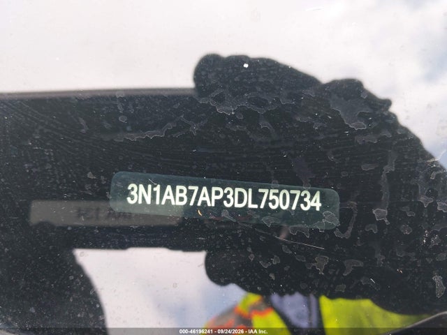 46196241 :رقم المزاد ، 3N1AB7AP3DL750734 vin ، 2013 Nissan Sentra S مزاد بيع
