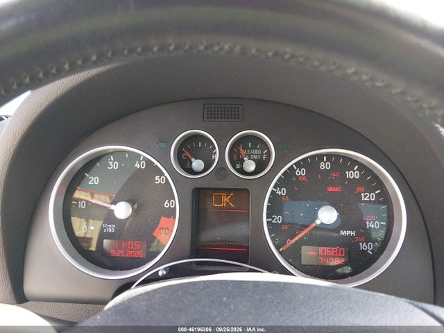 Продажа на аукционе авто 2001 Audi Tt 180 Hp (m5), vin: TRUWX28N411026068, номер лота: 46196306