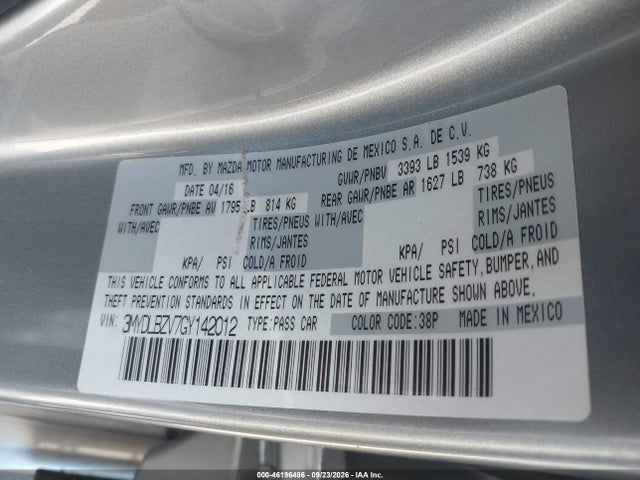 Scion IA 2016 3MYDLBZV7GY142012 Image 9