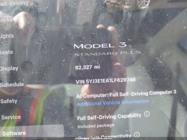 5YJ3E1EA1LF629746 Tesla MODEL 3