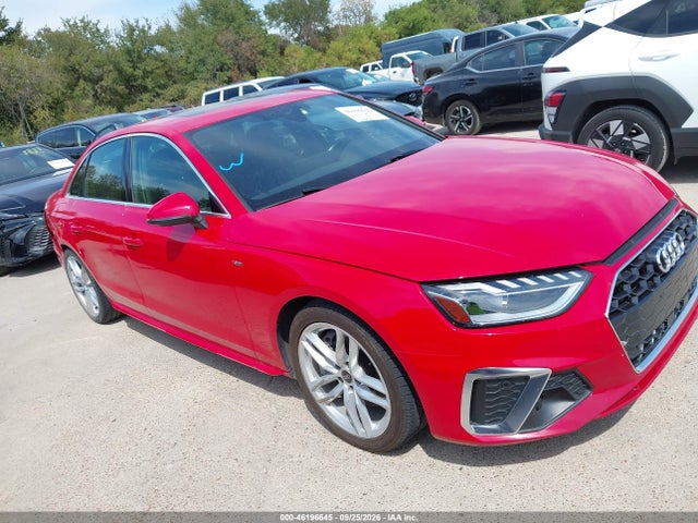 Aukcja sprzedaży 2024 Audi A4 Premium Plus 45 Tfsi S Line Quattro S Tronic, vin: WAUEAAF46RN015750, numer aukcji: 46196645