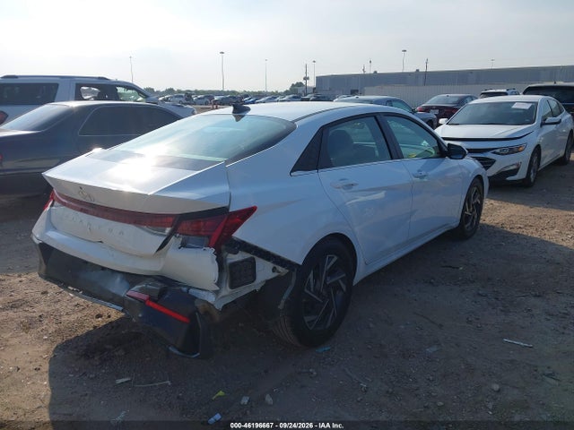 2025 Hyundai Elantra Sel Convenience მანქანა იყიდება აუქციონზე, vin: KMHLS4DG8SU018629, აუქციონის ნომერი: 46196667