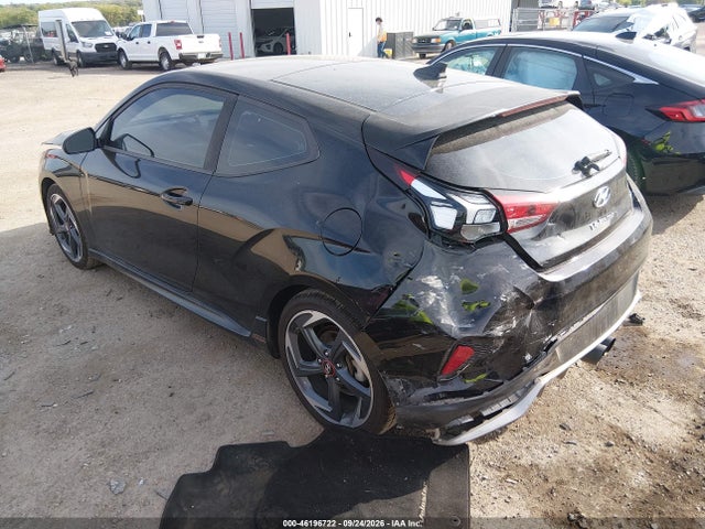 2019 Hyundai Veloster Turbo მანქანა იყიდება აუქციონზე, vin: KMHTH6AB0KU009409, აუქციონის ნომერი: 46196722