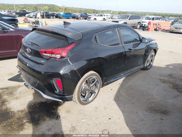 2019 Hyundai Veloster Turbo მანქანა იყიდება აუქციონზე, vin: KMHTH6AB0KU009409, აუქციონის ნომერი: 46196722
