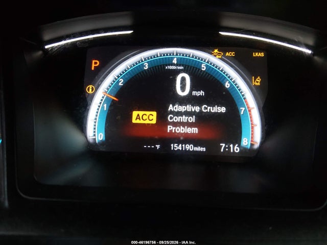 46196756 :رقم المزاد ، 2HGFC2F64KH531890 vin ، 2019 Honda Civic Lx مزاد بيع