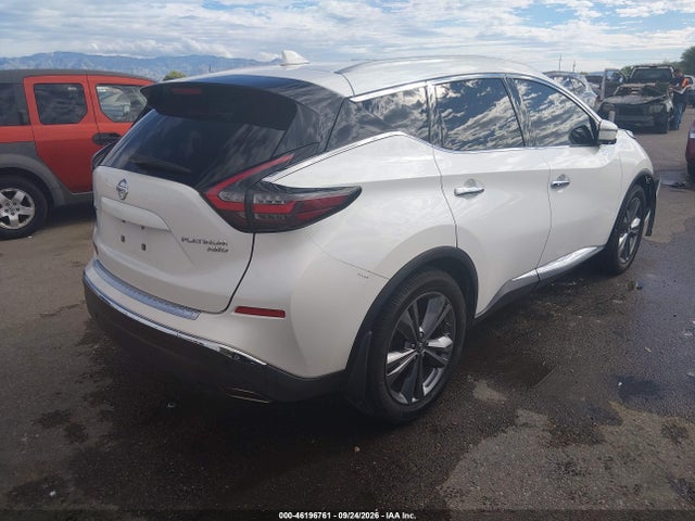 2019 Nissan Murano Platinum მანქანა იყიდება აუქციონზე, vin: 5N1AZ2MS6KN107217, აუქციონის ნომერი: 46196761