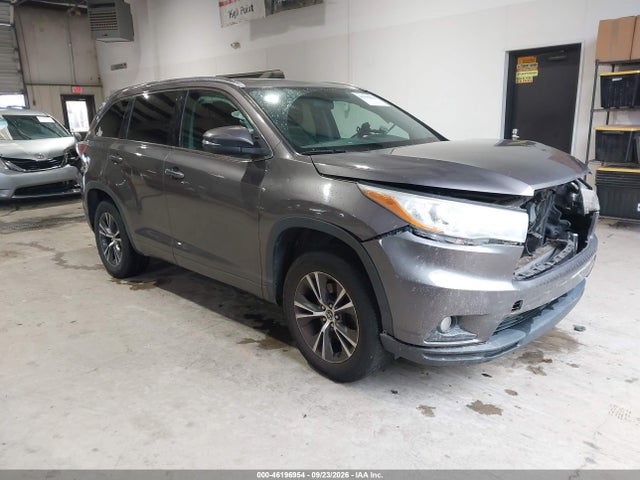 Продаж на аукціоні авто 2016 Toyota Highlander Xle, vin: 5TDKKRFH2GS122788, номер лоту: 46196954