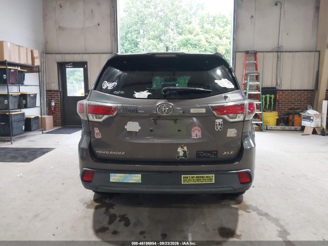 Продаж на аукціоні авто 2016 Toyota Highlander Xle, vin: 5TDKKRFH2GS122788, номер лоту: 46196954