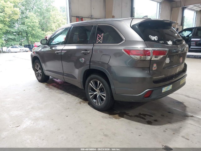 Продаж на аукціоні авто 2016 Toyota Highlander Xle, vin: 5TDKKRFH2GS122788, номер лоту: 46196954