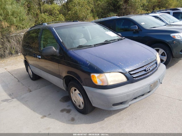 Продажа на аукционе авто 2001 Toyota Sienna Le, vin: 4T3ZF13C91U359409, номер лота: 46197187