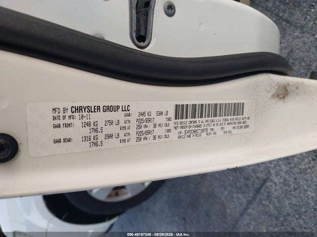 Продажа на аукционе авто 2012 Dodge Journey Se/avp, vin: 3C4PDCABXCT199795, номер лота: 46197349
