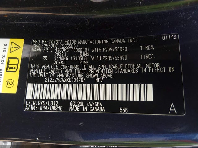 Lexus RX 350 2019 2T2ZZMCAXKC131787 Image 9