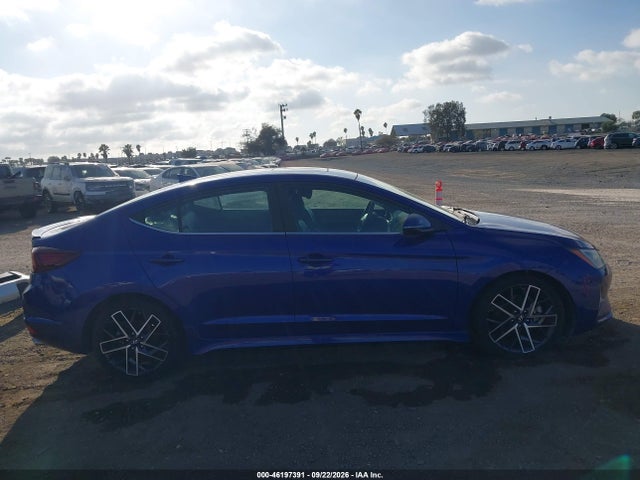 Продажа на аукционе авто 2019 Hyundai Elantra Sport, vin: KMHD04LB8KU835521, номер лота: 46197391