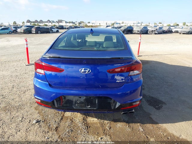 Продажа на аукционе авто 2019 Hyundai Elantra Sport, vin: KMHD04LB8KU835521, номер лота: 46197391