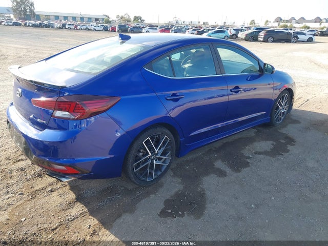 Продажа на аукционе авто 2019 Hyundai Elantra Sport, vin: KMHD04LB8KU835521, номер лота: 46197391
