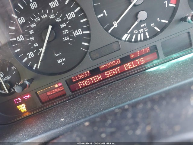 46197438 :رقم المزاد ، WBADE5321WBV94623 vin ، 1998 Bmw 5 Series 540i مزاد بيع