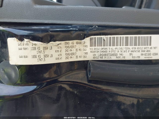 Aukcja sprzedaży 2007 Jeep Commander Sport, vin: 1J8HG48K87C608569, numer aukcji: 46197501