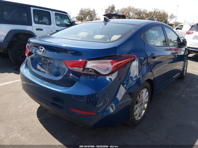 KMHDH4AE4EU153763 Hyundai ELANTRA SE