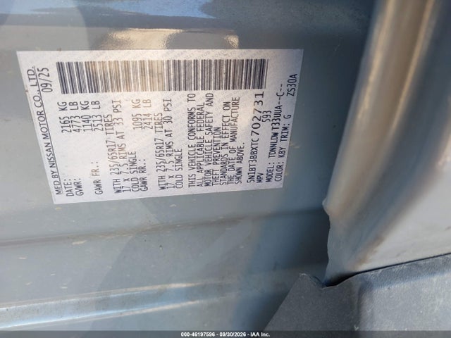 2026 Nissan Rogue Rock Creek მანქანა იყიდება აუქციონზე, vin: 5N1BT3BBXTC702731, აუქციონის ნომერი: 46197596
